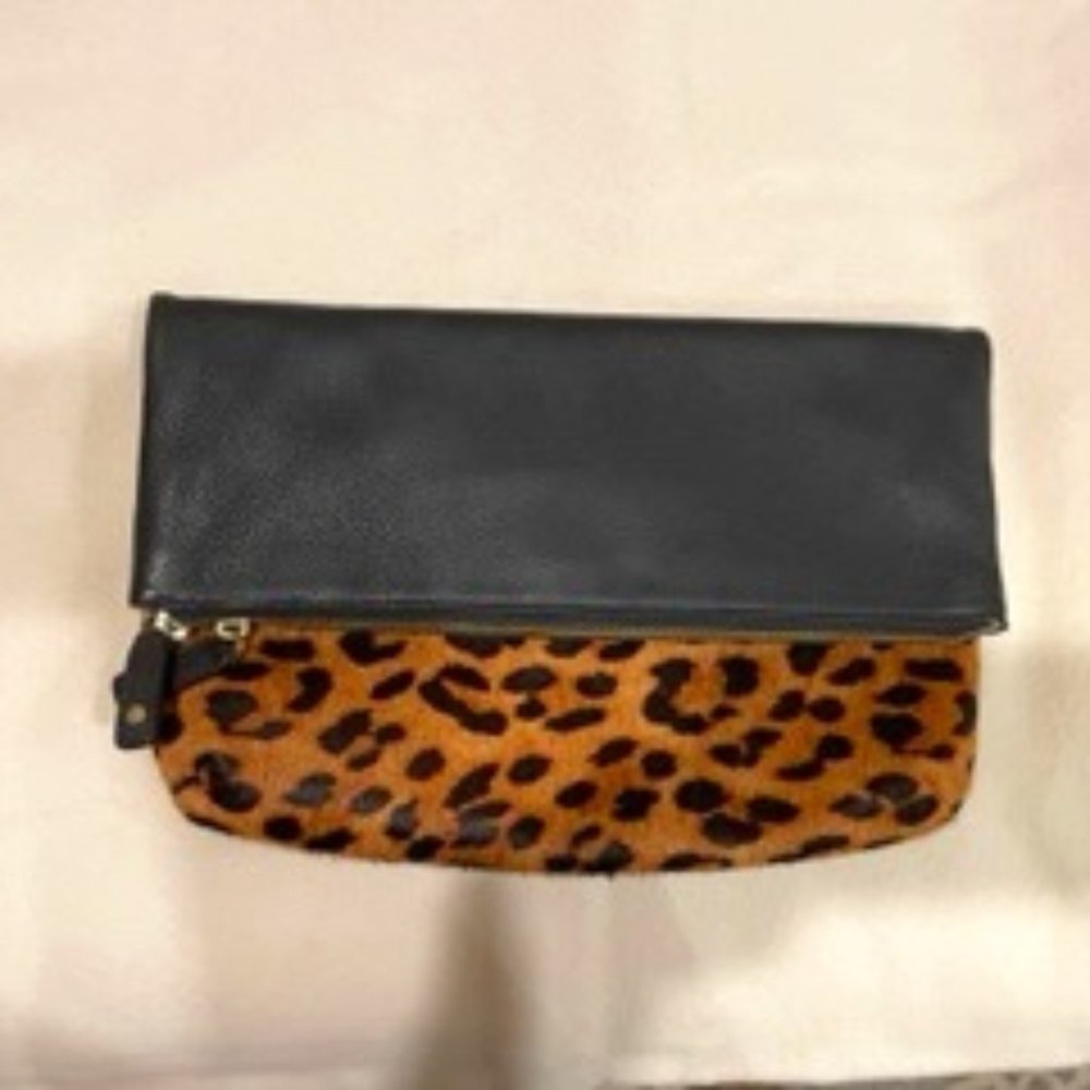 Talbots Leather and Calfskin Folding Clutch